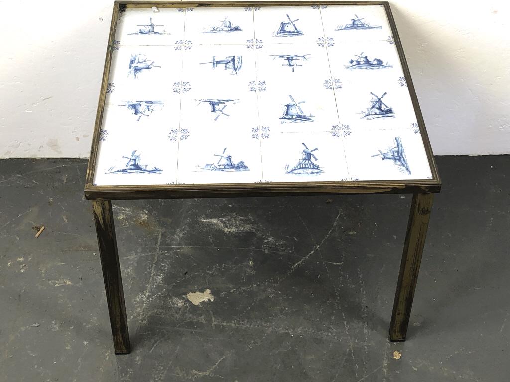 Delft Style Tile Top Low Table (1 of 5)