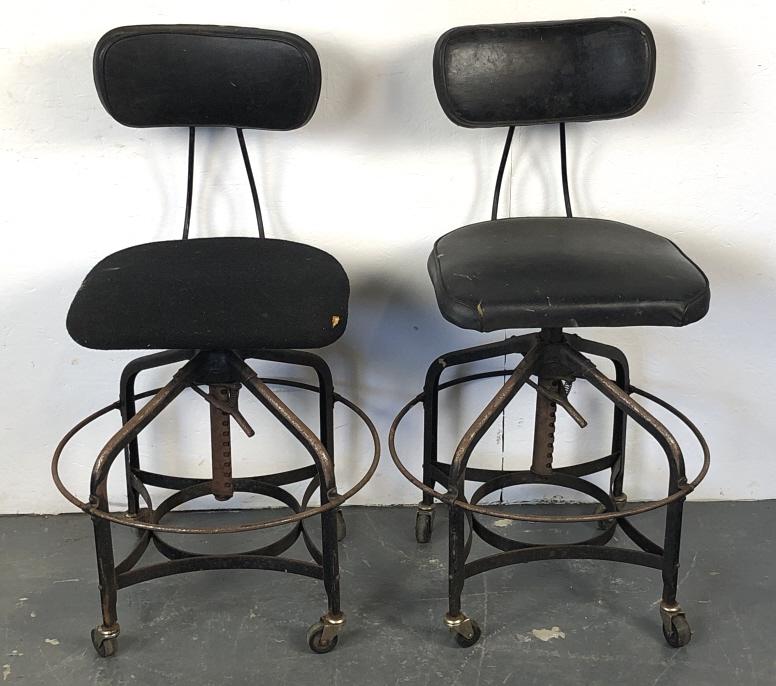 A Pair of Toledo Industrial Stools (1 of 6)