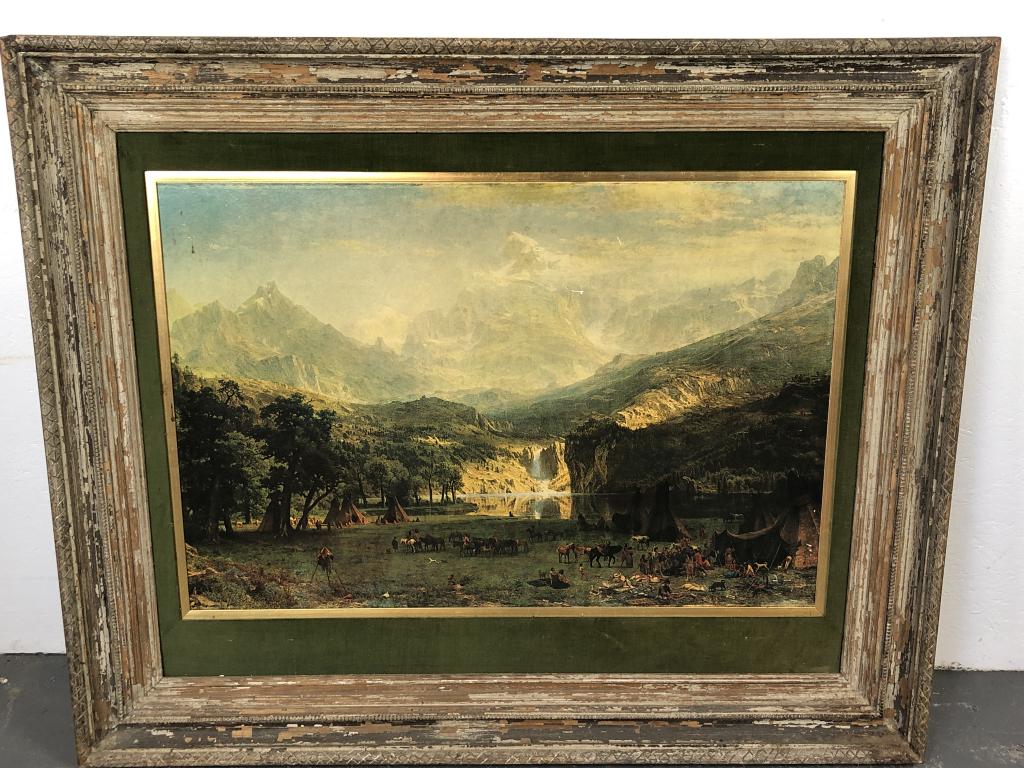 Large Print of Bierdstadt Rocky Mountain (1 of 7)