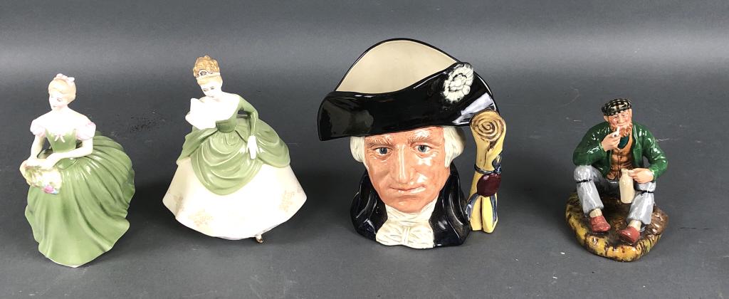 Group of 4 Royal Doulton Figures (1 of 10)