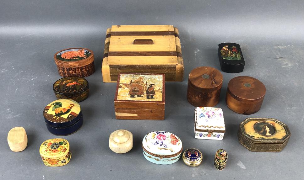Group of Boxes and Pill Boxes (1 of 7)