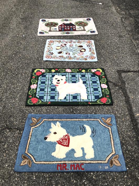 Group of 4 Hooked Rugs (1 of 6)