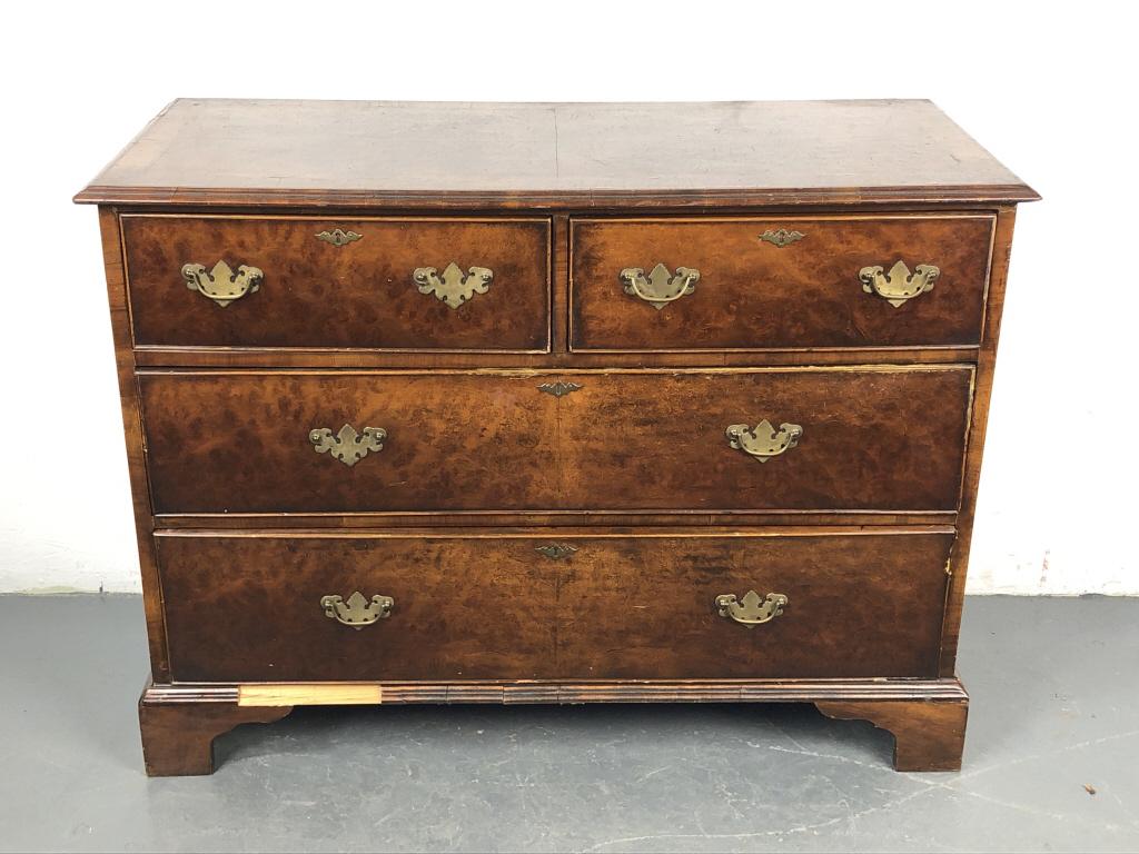 19th C. Walnut 5 Drawer Chest (1 of 8)