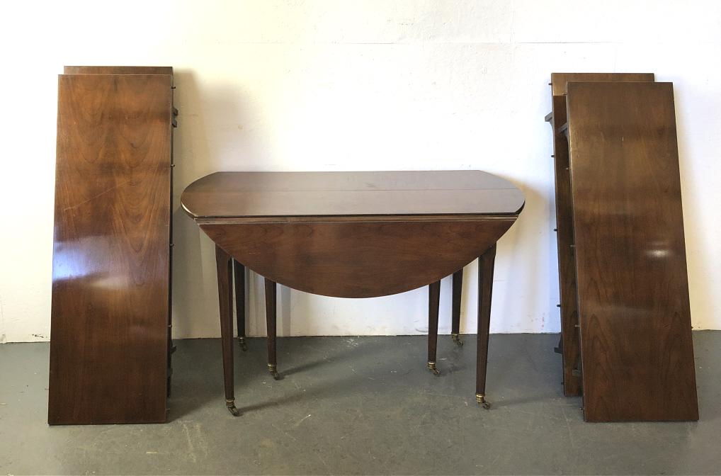 Baker Cherry Wood Drop Leaf Dining Table (1 of 4)