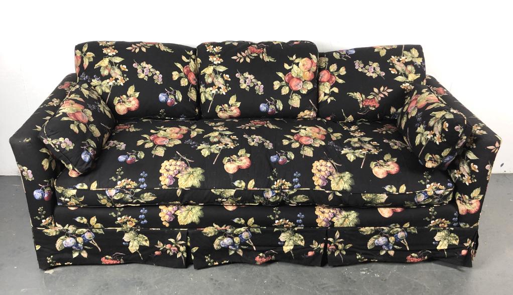 Floral Upholstered Sofa (1 of 5)