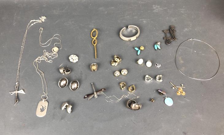 Group of Sterling and Other Costume Jewelry (1 of 11)