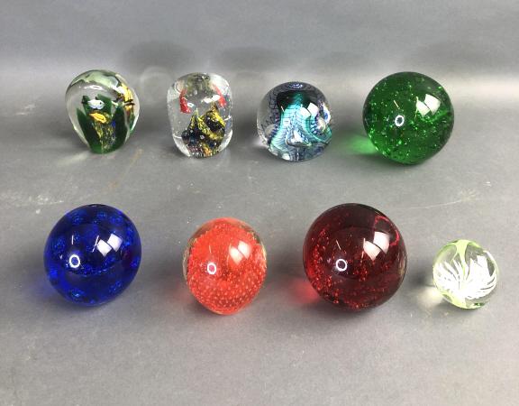 Group of 8 Paperweights (1 of 6)