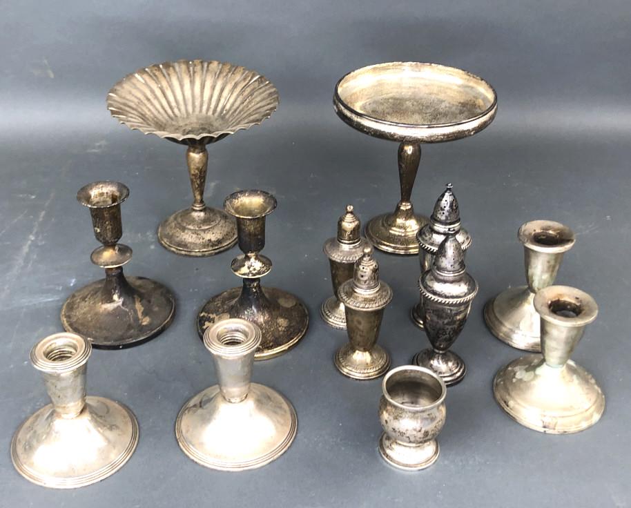 Group of Weighted Sterling Table Articles (1 of 6)