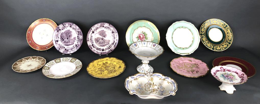 Group of Porcelain Plates, Cake Plates & Servers (1 of 7)