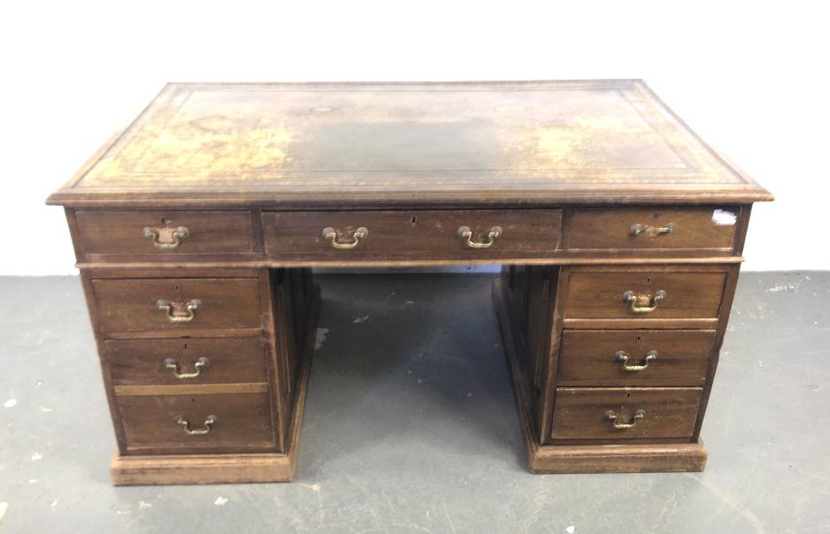 Late 19th Century Mahogany Partners Chest (1 of 7)