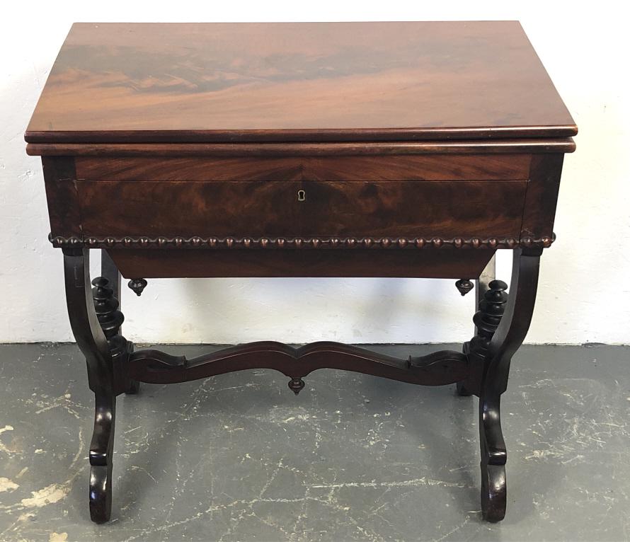 19th Century Mahogany Work Table (1 of 7)