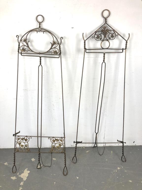 2 Aesthetic Movement Style Wire Easels (1 of 6)