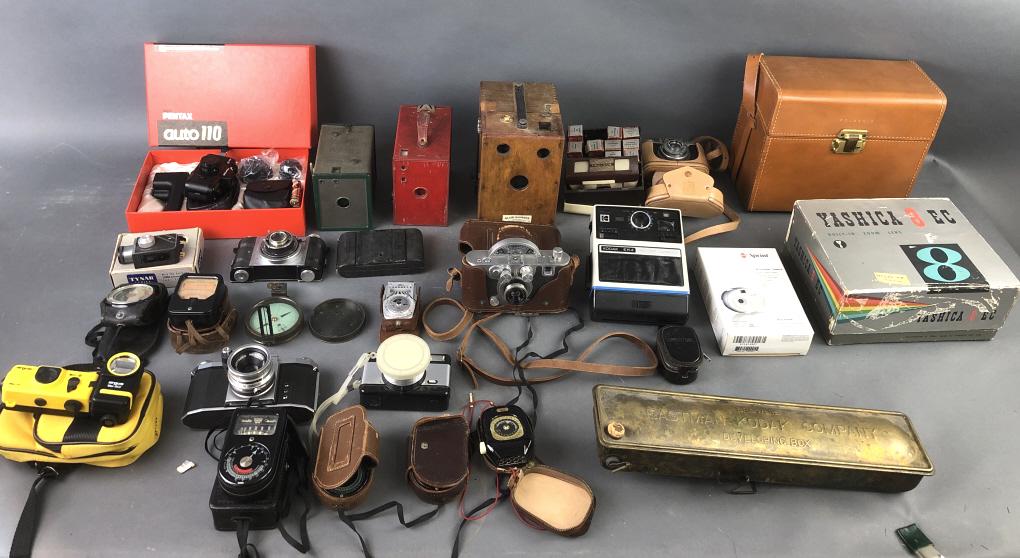 Group of Mostly Vintage Cameras and Equipment (1 of 5)
