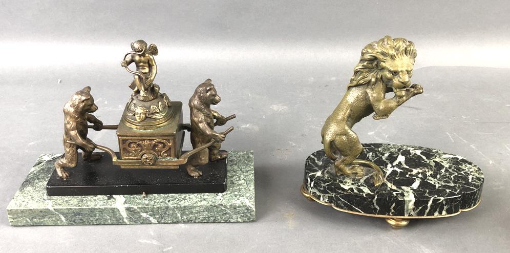 French Depose Bronze Figure of Lion (1 of 9)