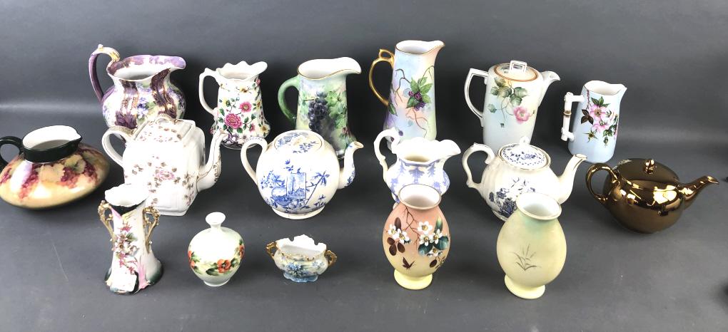 Group of Limoges and Other Porcelain Articles. (1 of 12)
