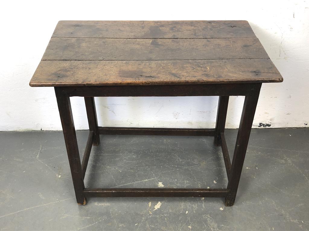 Antique Oak Side Table (1 of 5)