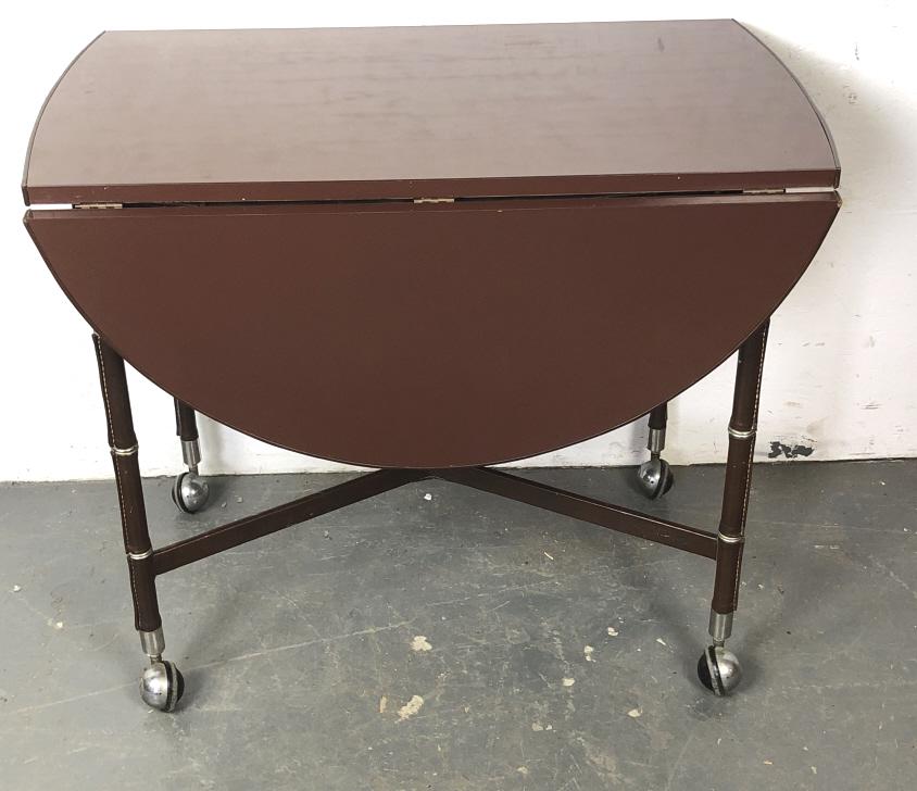 Leather Clad and Formica Top Bar Table (1 of 6)