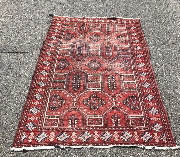 Antique Geometric Design Persian Style Rug (1 of 6)