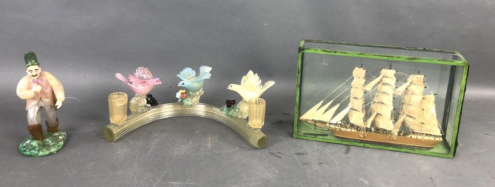 Barovier & Toso Murano Style Bird Candleholder (1 of 10)