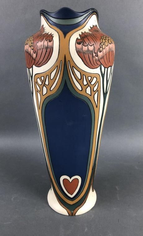Antique German Mettlach Vase. (1 of 7)