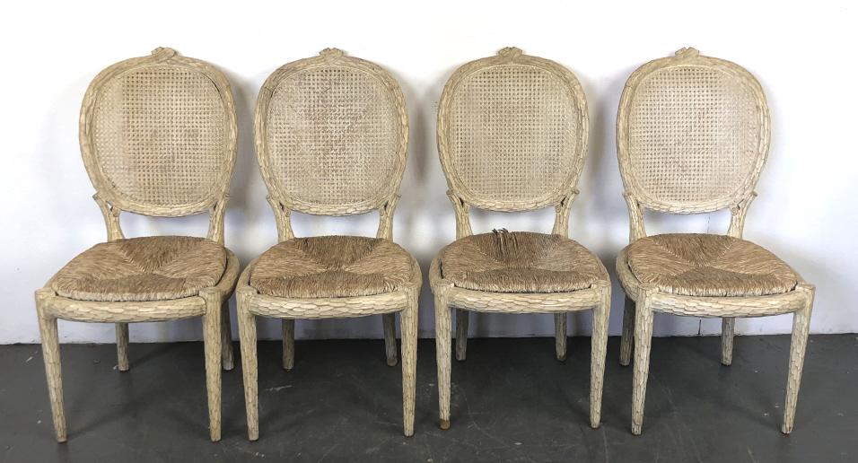 Set of 4 Tree Form Side Chairs (1 of 8)