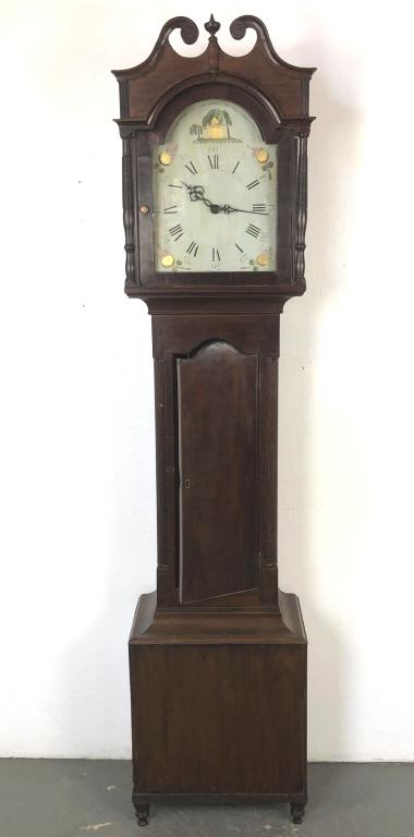 19th C. Tall Case Clock (1 of 8)