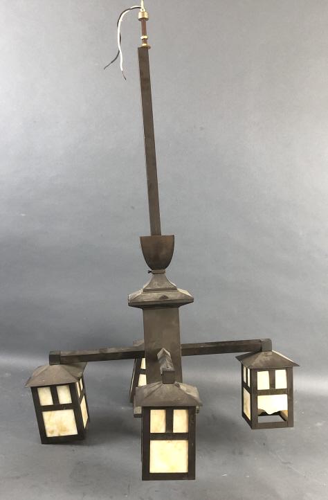 Arts & Crafts Style Ceiling Light (1 of 5)