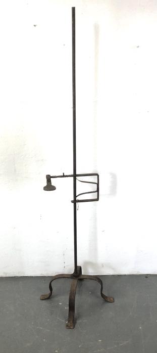 18th C Wrought Iron Candlestand (1 of 6)