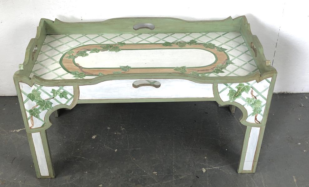 Paint Decorated Side Table (1 of 3)