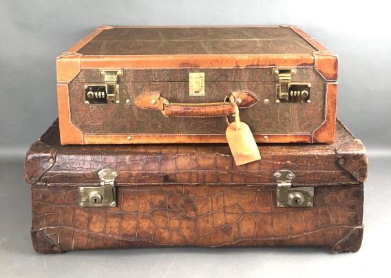 Etro Paisley Suitcase & Crocodile Suitcase (1 of 15)