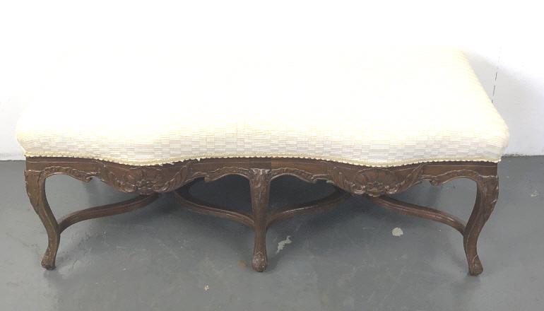 Louis XV Style Fruitwood Bench (1 of 4)