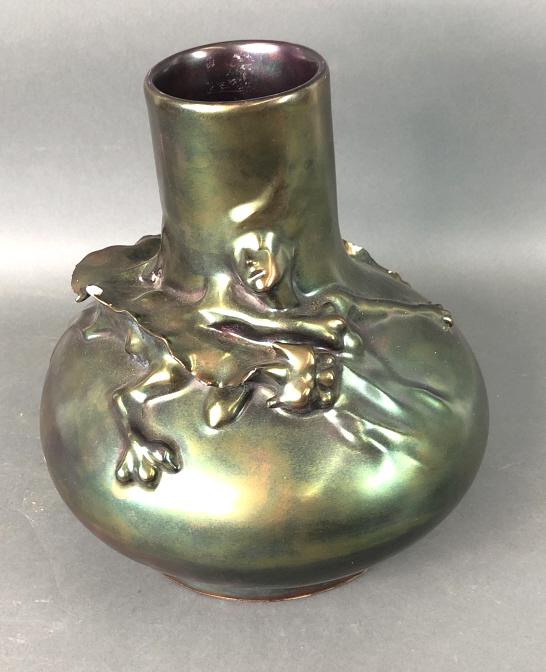 Rorstrand Porcelain Luster Vase (1 of 8)