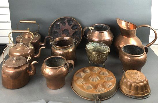 Group of Copper Cooking Articles (1 of 6)