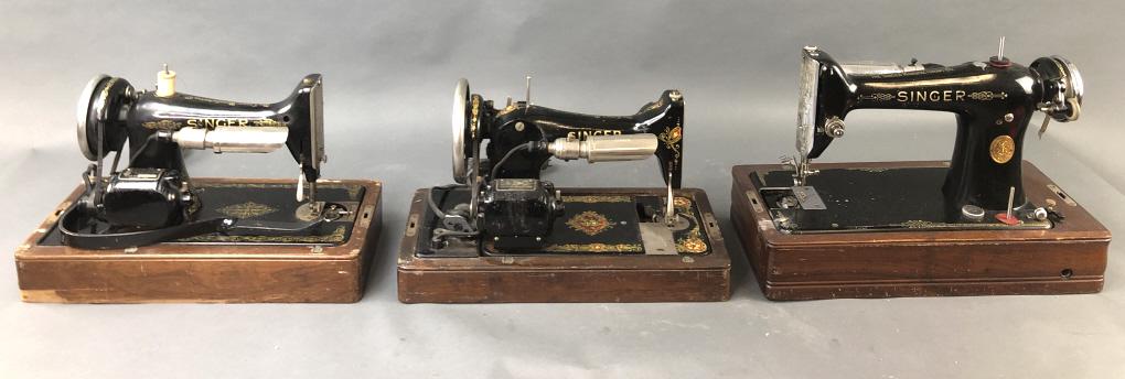 Group of 3 Singer Electric Sewing Machines (1 of 4)