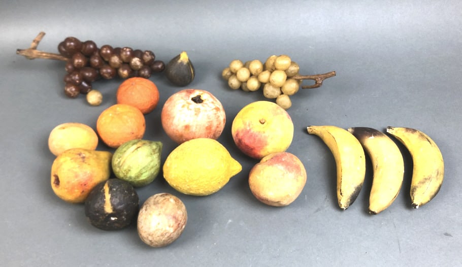 Group of Painted Stone Fruit (1 of 7)