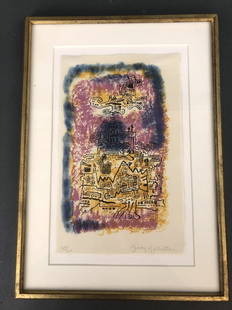 Ynez Johnston: Ynez Johnston.Southwestern Lithograph.Numbered 20/20.Signed (LR)Sight is 11 1/2" x 7"Condition, good