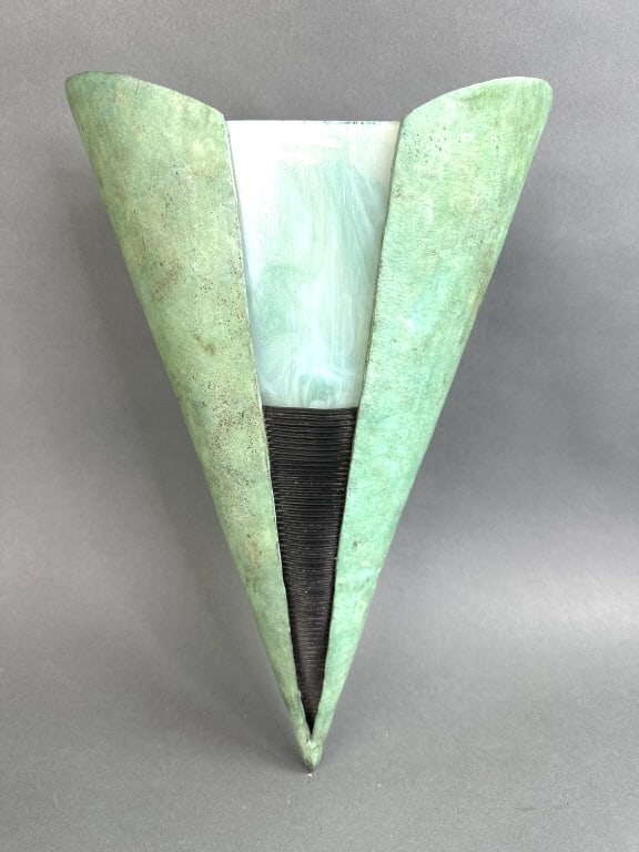 Cast Bronze Wall Sconce (1 of 9)