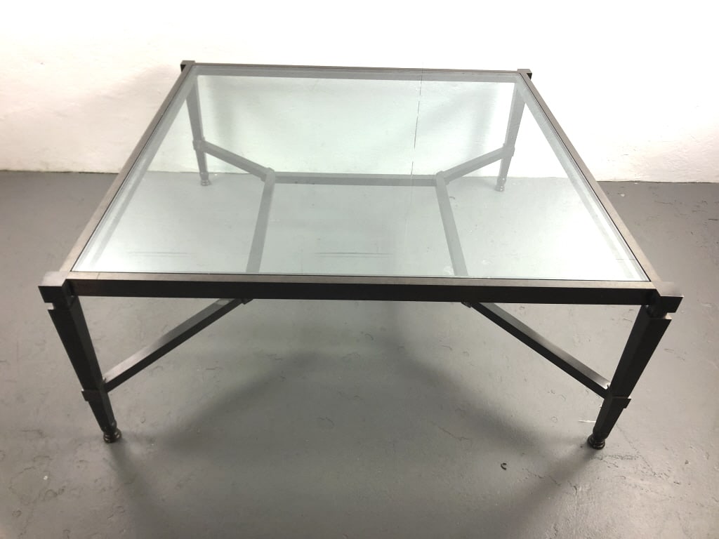 Contemporary Bronze and Glass Low Table (1 of 6)