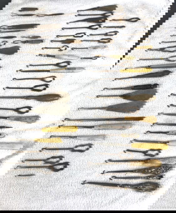 Group of Shoe Button Hooks (1 of 8)