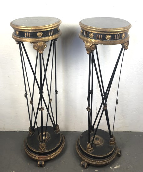 Pair of  Neoclassical Style Pedestals (1 of 4)