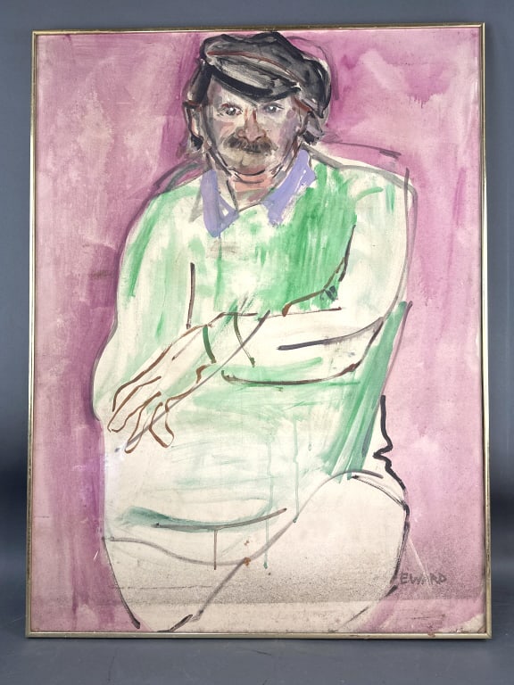 Painting of Man - Oil on Canvas (1 of 6)