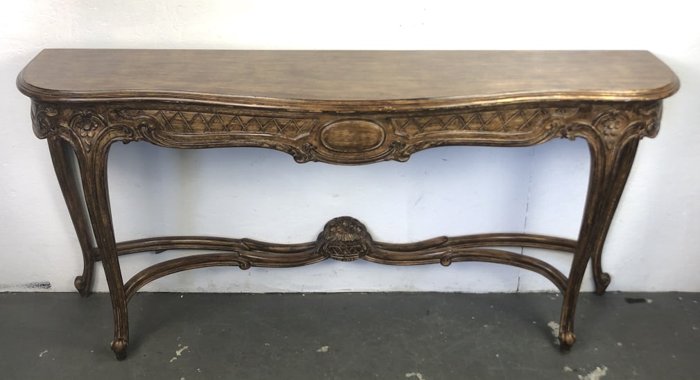 Louis XV Style Paint Decorated Console (1 of 8)