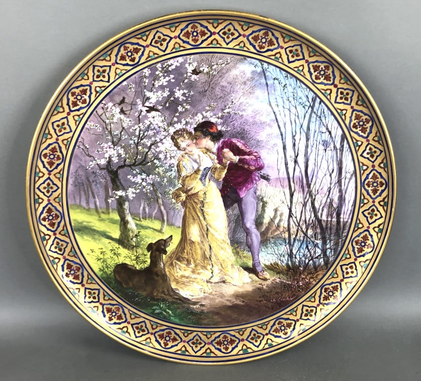 Large Hand Painted Wall Plaque (1 of 5)