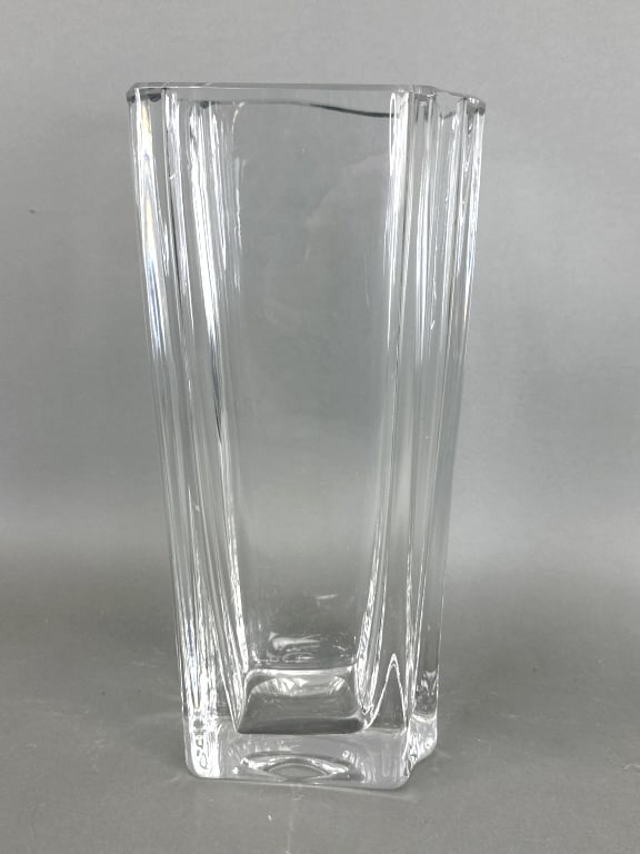 Large Signed Daum Clear Vase (1 of 6)