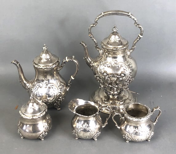 Sterling Silver Tea Set (1 of 6)
