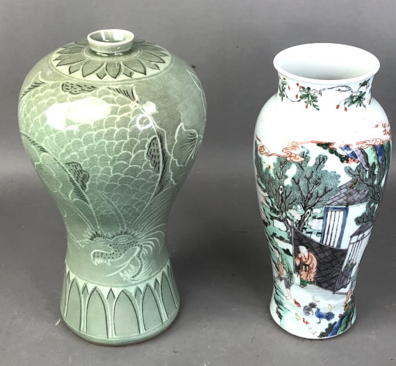 Korean Celadon Plum Vase (1 of 12)