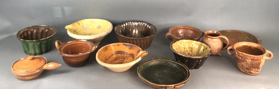 Group of French Glazed Table Articles (1 of 17)