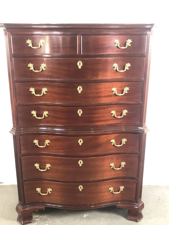 Kindel Mahogany High Chest (1 of 8)