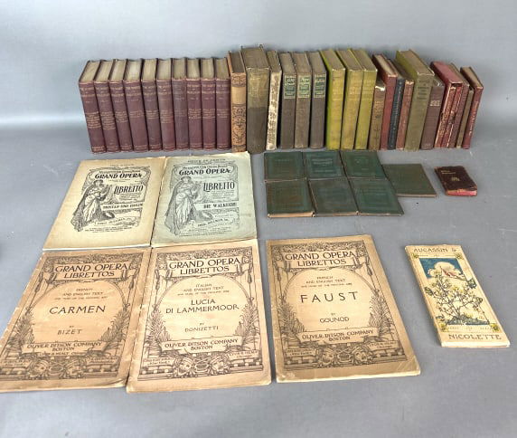Group of Old Books and Opera Pamphlets (1 of 14)