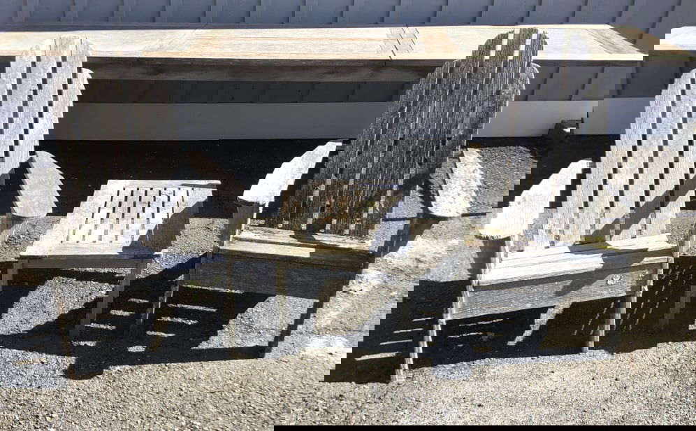 Pair of Adirondack Teak Chairs (1 of 6)